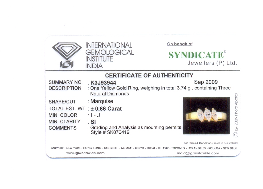 DIAMOND RING GENTS