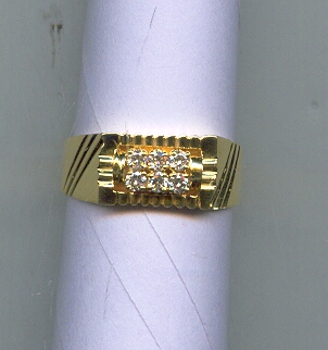 DIAMOND RING GENTS FANCY