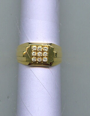 DIAMOND RING GENTS FANCY