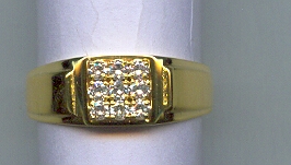 DIAMOND RING GENTS FANCY