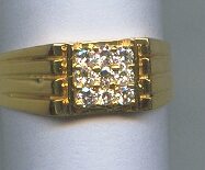 DIAMOND RING GENTS FANCY