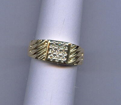 DIAMOND RING GENTS FANCY