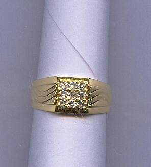 DIAMOND RING GENTS FANCY