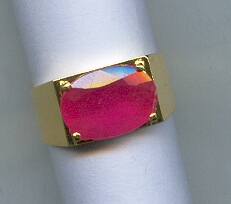 GOLD RING GENTS REALSTONE EXCLUSIVE