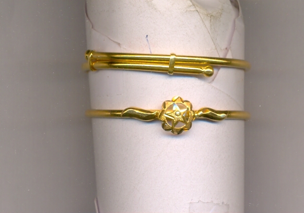 GOLD BANGLE BABY FANCY