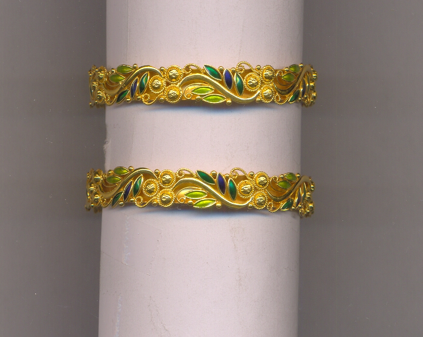 GOLD BANGLE ANTIQUE FANCY