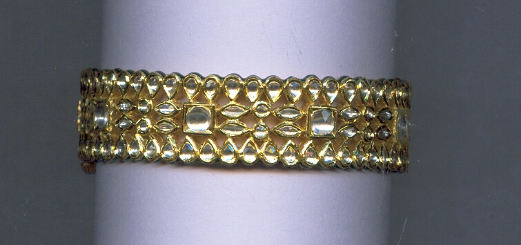 GOLD BANGLE KUNDAN EXCLUSIVE