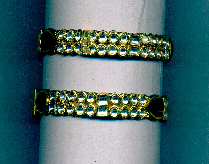 GOLD BANGLE KUNDAN EXCLUSIVE