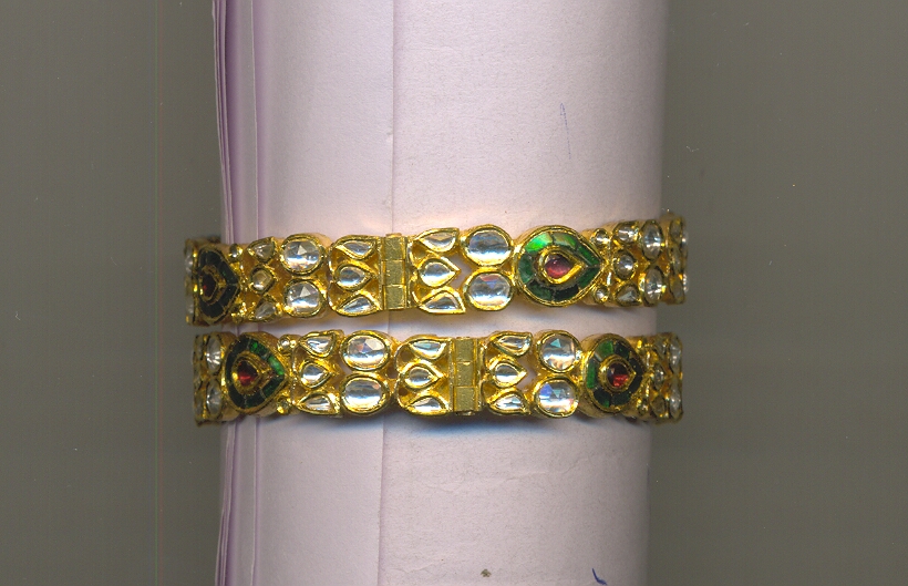 GOLD BANGLE KUNDAN GENERAL