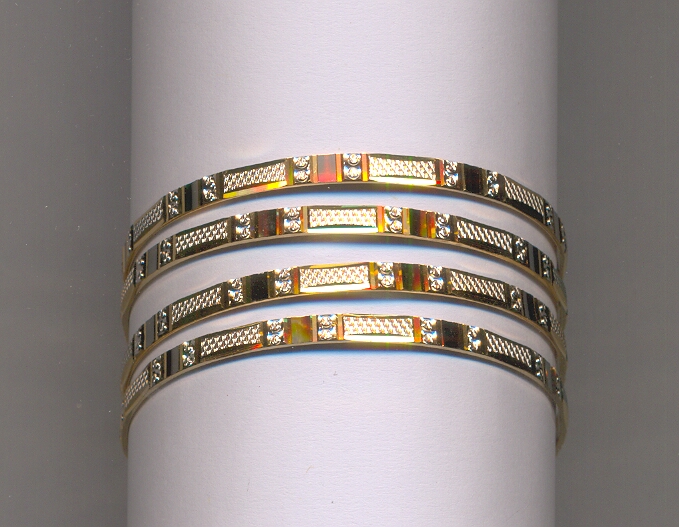 GOLD BANGLE MACHINE CUTTING FANCY
