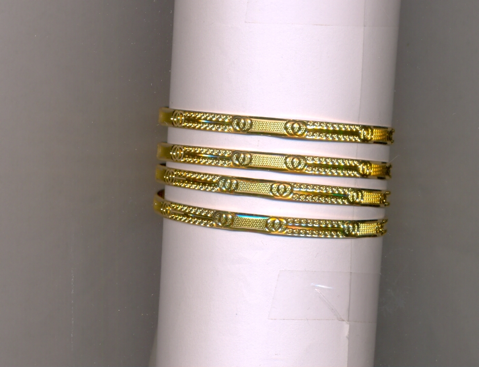 GOLD BANGLE MACHINE CUTTING FANCY