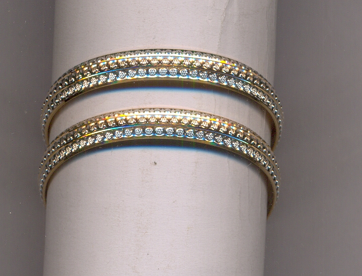 GOLD BANGLE MACHINE CUTTING FANCY