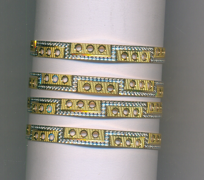 GOLD BANGLE MACHINE CUTTING FANCY