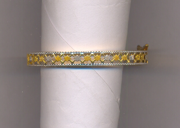 GOLD BANGLE MACHINE CUTTING FANCY