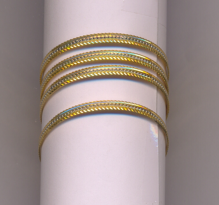 GOLD BANGLE MACHINE CUTTING FANCY