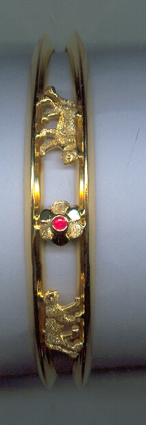 GOLD BANGLE PLAIN EXCLUSIVE