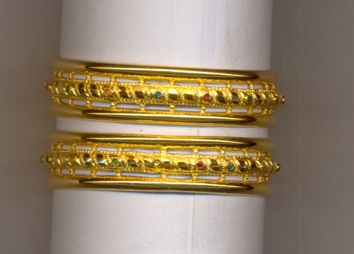 GOLD BANGLE PLAIN FANCY