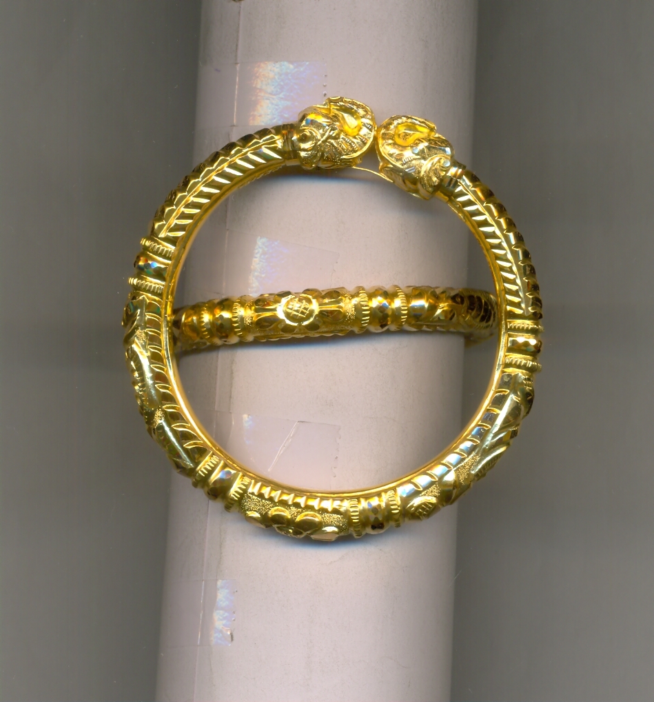 GOLD BANGLE PLAIN FANCY