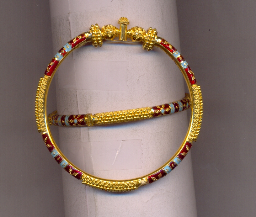 GOLD BANGLE PLAIN FANCY