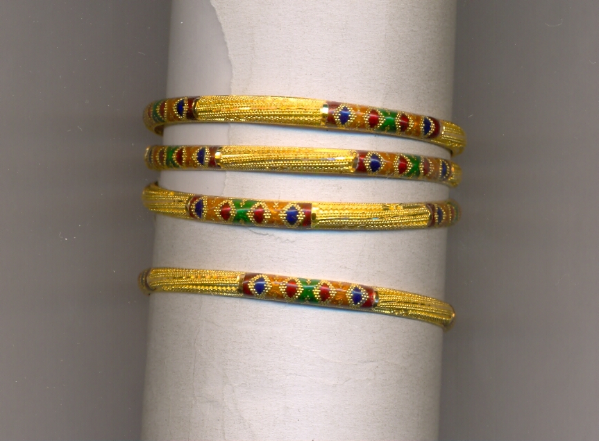 GOLD BANGLE PLAIN FANCY