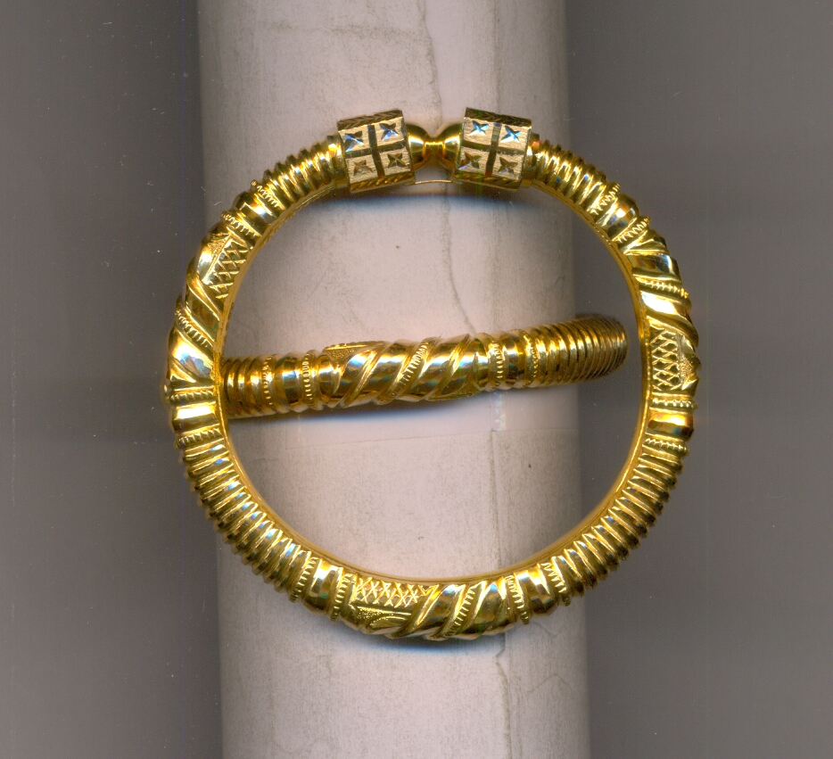 GOLD BANGLE PLAIN FANCY