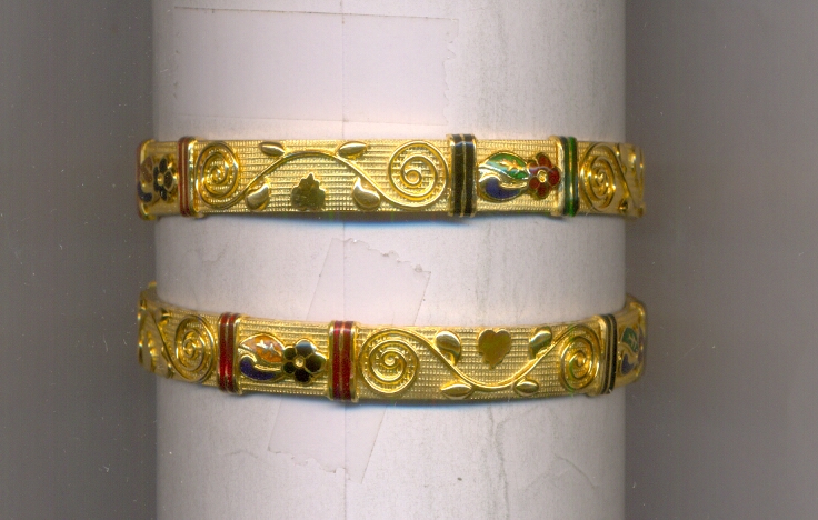 GOLD BANGLE PLAIN FANCY