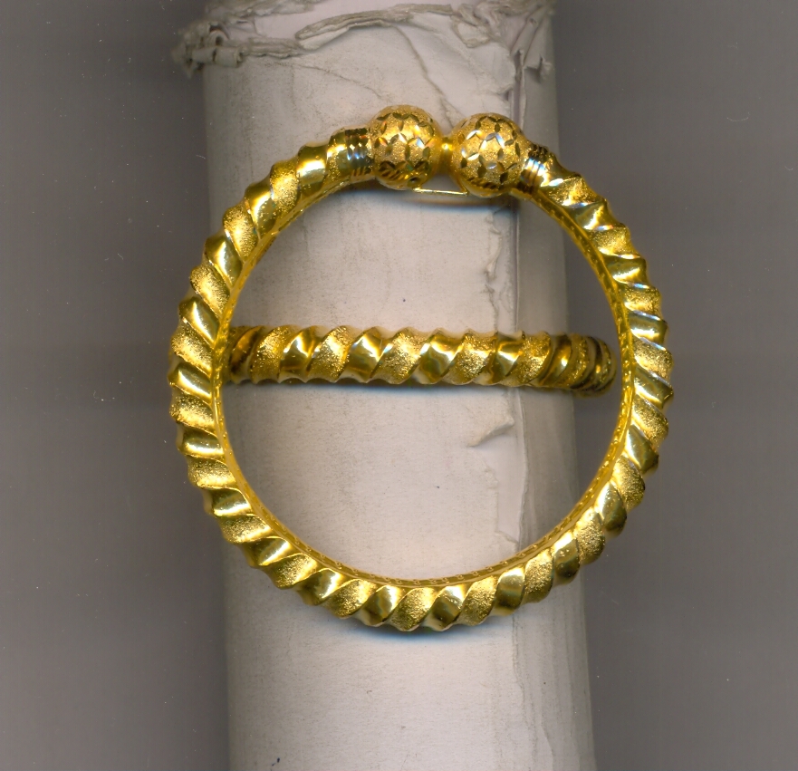 GOLD BANGLE PLAIN FANCY