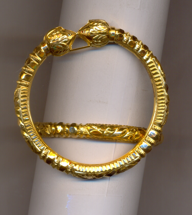 GOLD BANGLE PLAIN FANCY