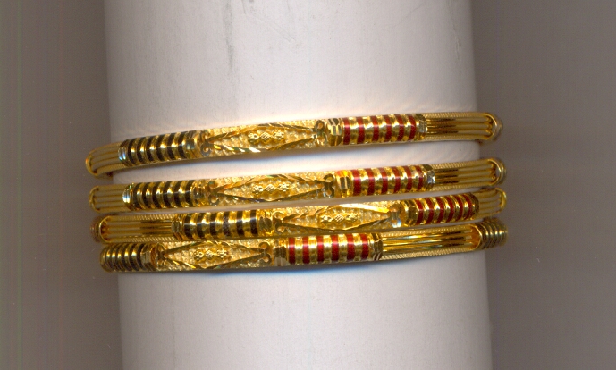 GOLD BANGLE PLAIN FANCY
