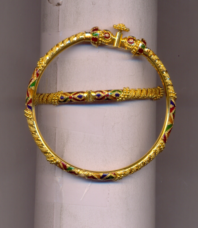 GOLD BANGLE PLAIN FANCY