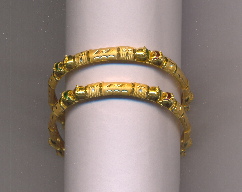 GOLD BANGLE PLAIN FANCY