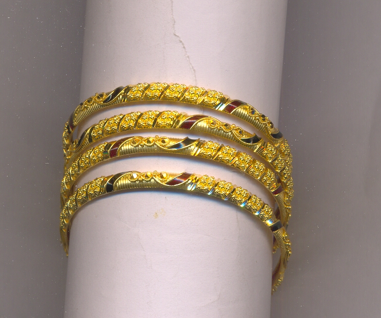GOLD BANGLE PLAIN FANCY