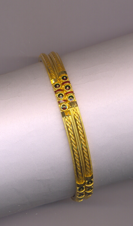 GOLD BANGLE PLAIN FANCY