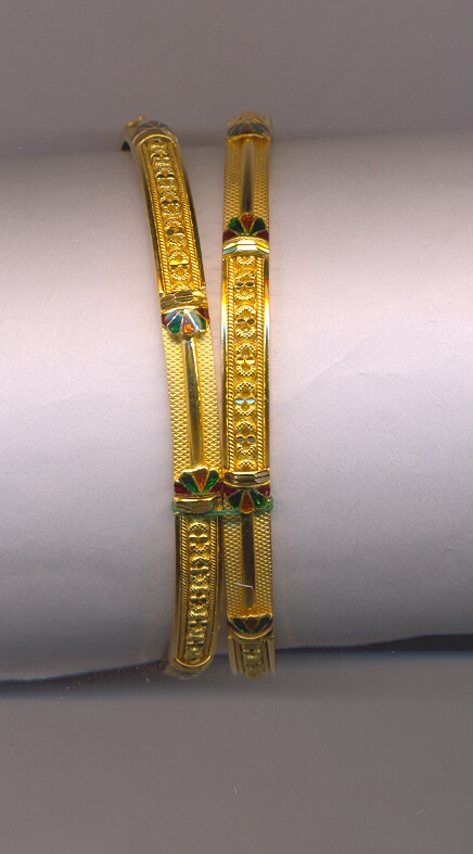 GOLD BANGLE PLAIN FANCY
