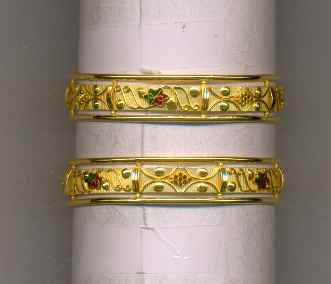 GOLD BANGLE PLAIN FANCY