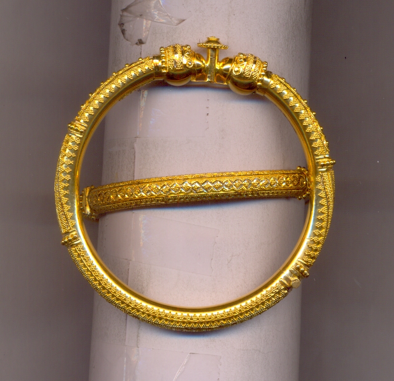 GOLD BANGLE PLAIN FANCY