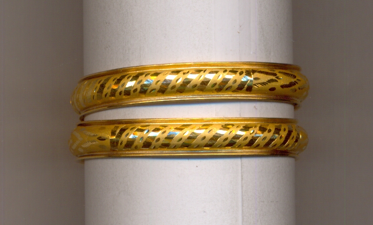 GOLD BANGLE PLAIN FANCY