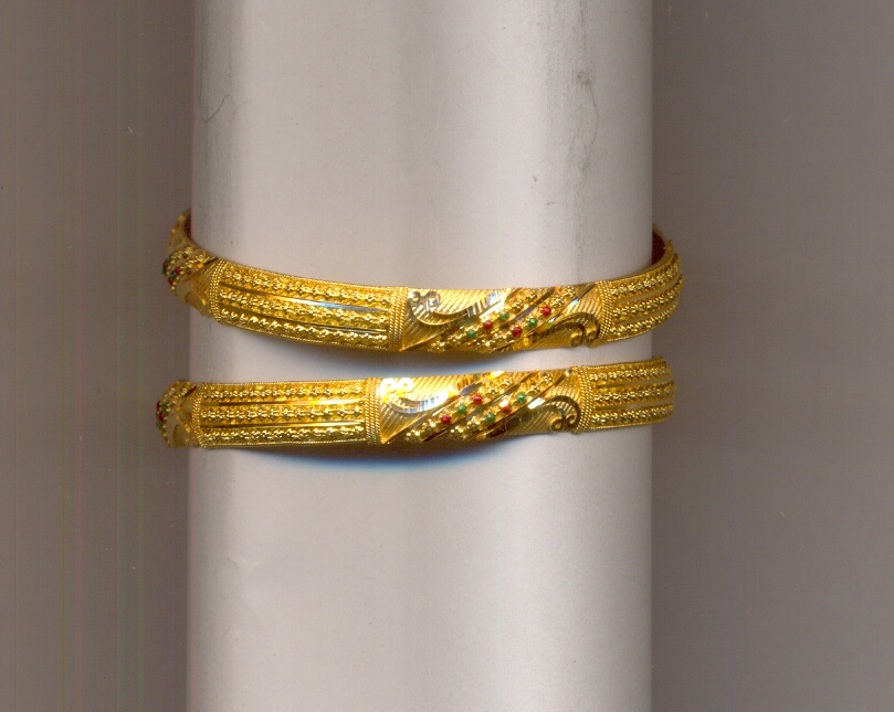 GOLD BANGLE PLAIN FANCY