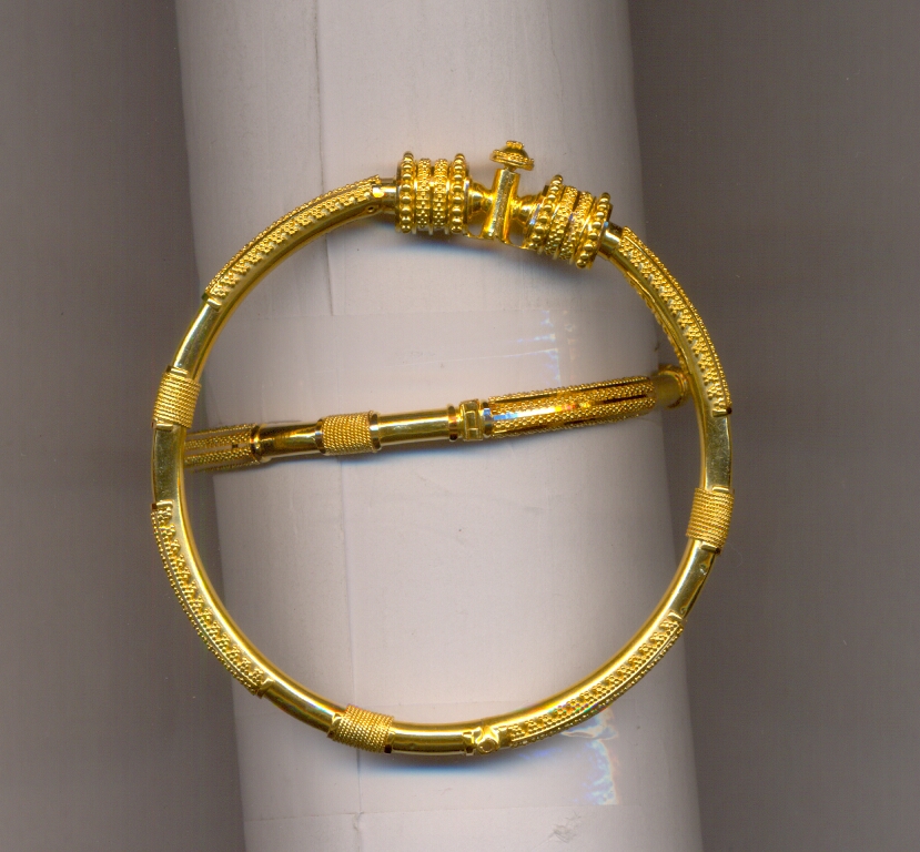 GOLD BANGLE PLAIN FANCY