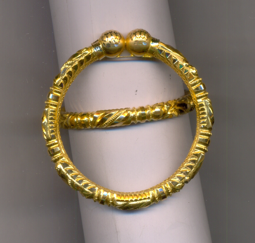 GOLD BANGLE PLAIN FANCY