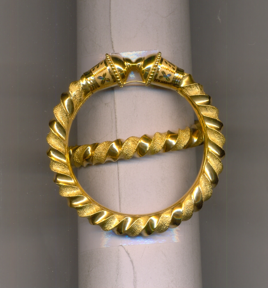GOLD BANGLE PLAIN FANCY