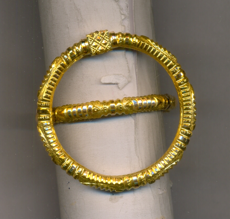 GOLD BANGLE PLAIN FANCY