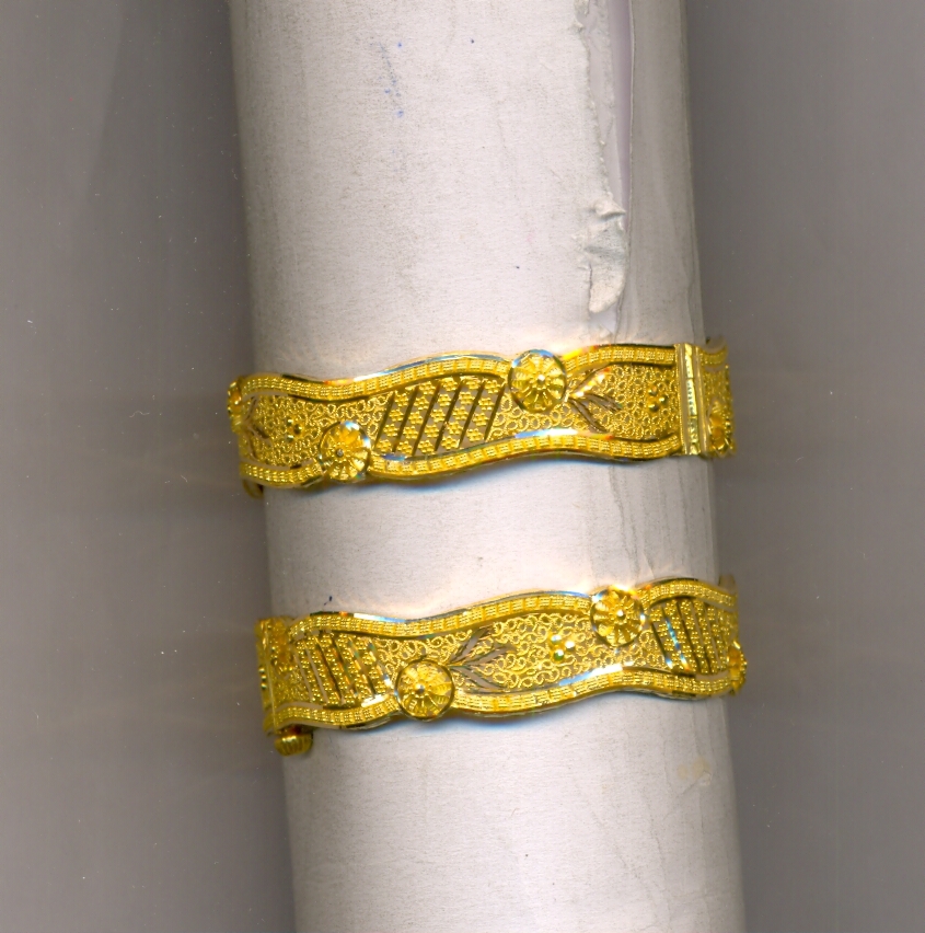 GOLD BANGLE PLAIN FANCY