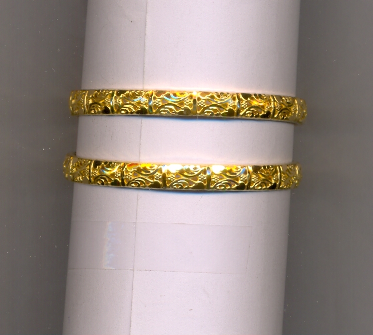 GOLD BANGLE PLAIN FANCY