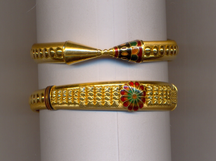 GOLD BANGLE PLAIN FANCY