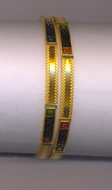 GOLD BANGLE PLAIN FANCY