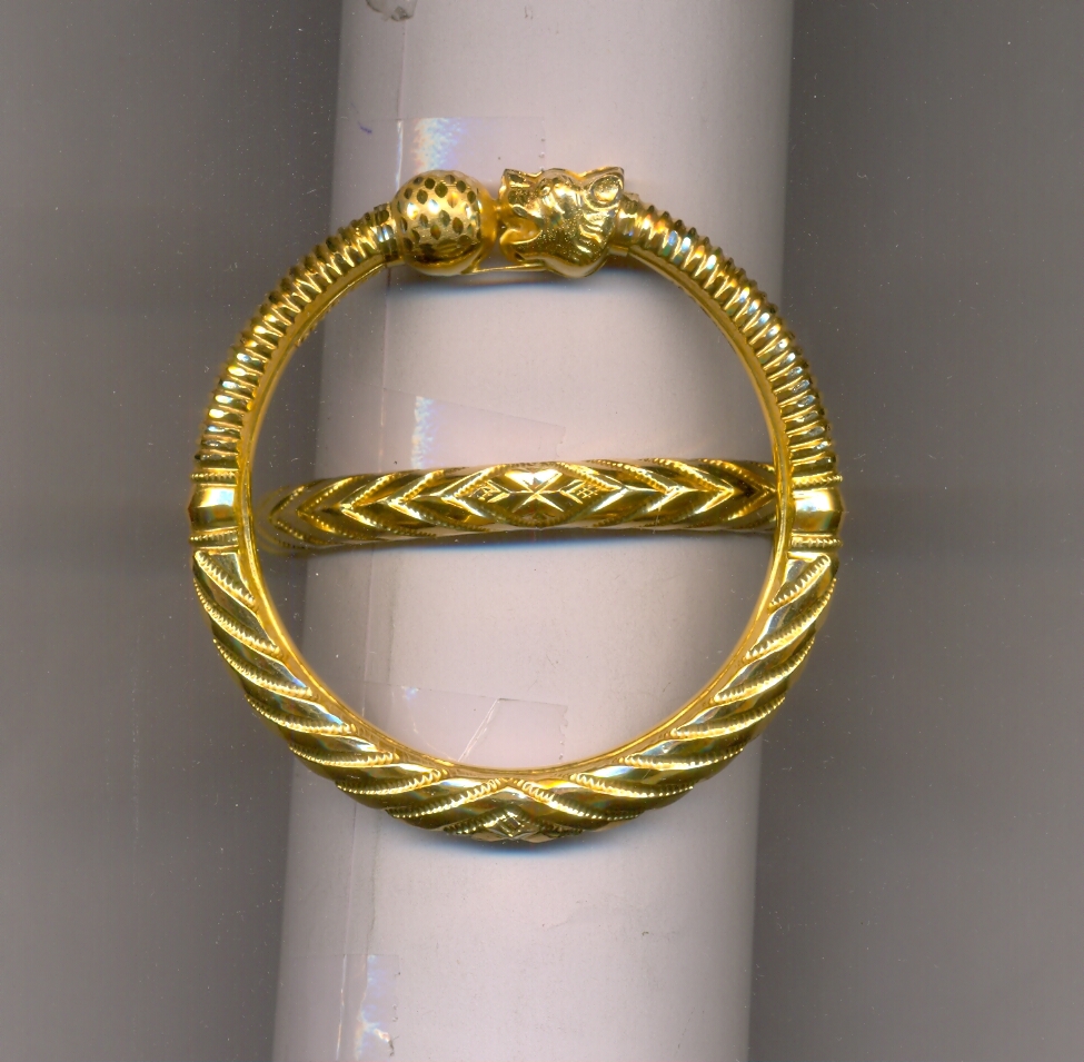 GOLD BANGLE PLAIN FANCY