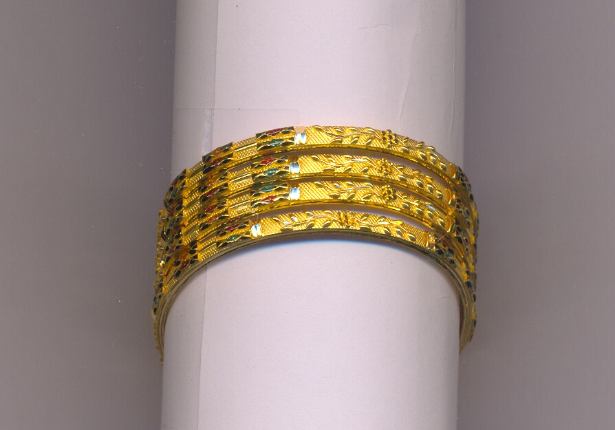 GOLD BANGLE PLAIN FANCY