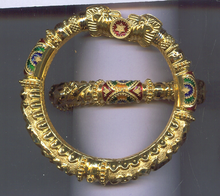 GOLD BANGLE PLAIN FANCY