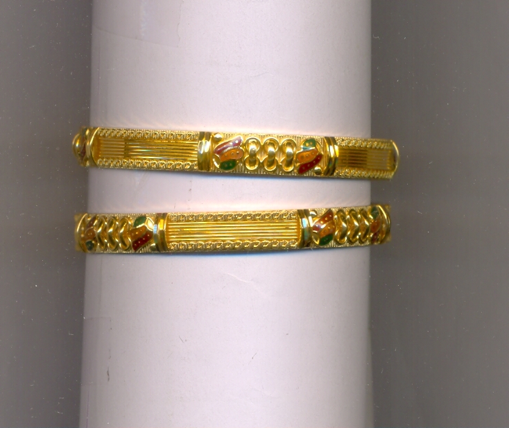 GOLD BANGLE PLAIN FANCY